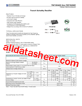 TSF10H60C型号图片