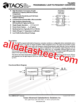 TSL230RD型号图片