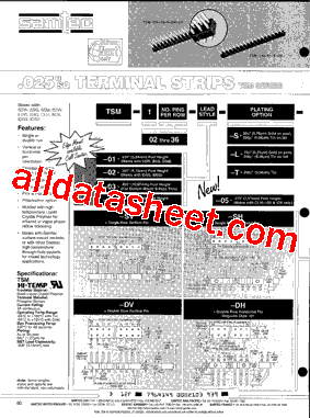 TSM-108-02-S-DV-A型号图片