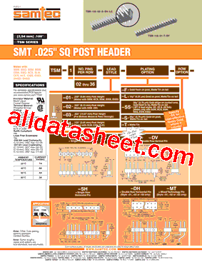 TSM-108-03-F-DV-A-P-TR型号图片