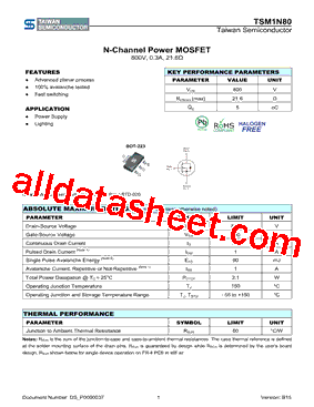 TSM1N80_15型号图片