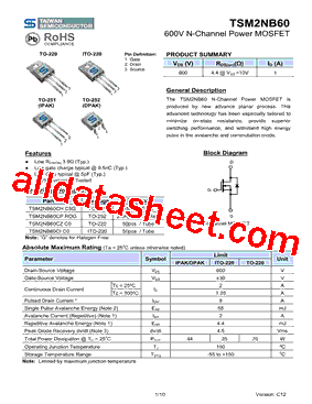 TSM2NB60_12型号图片