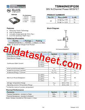 TSM40N03PQ56_14型号图片