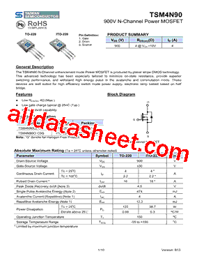 TSM4N90_14型号图片