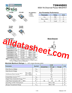 TSM4NB65型号图片