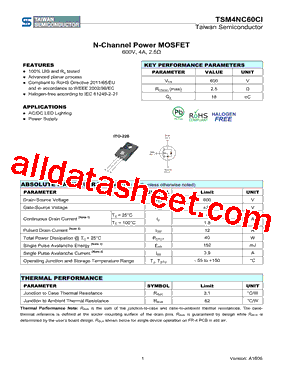TSM4NC60CI型号图片