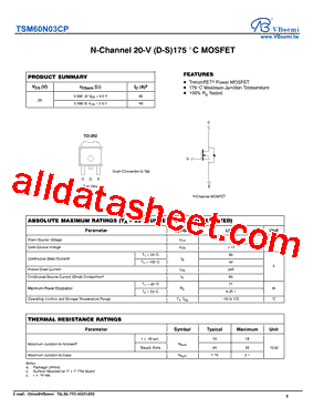 TSM60N03CP型号图片