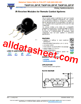 TSOP13136DF1P型号图片