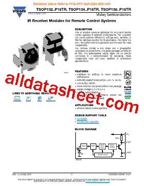 TSOP132..P16TR型号图片