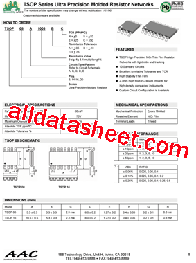 TSOP14A1003CC型号图片