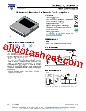 TSOP37238H型号图片