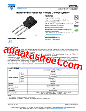 TSOP93638SS1F型号图片