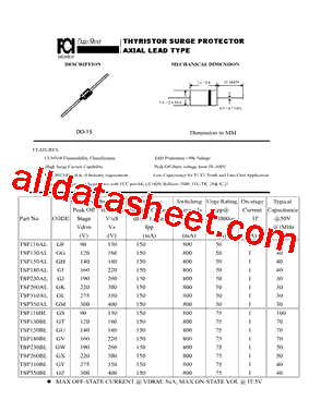 TSP150AL型号图片
