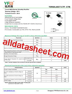 TSR60L60CTF型号图片