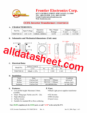 TSS0728F-01-LFR型号图片