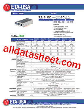 TSS150-03SC型号图片