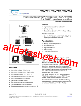 TSV712IQ2T型号图片