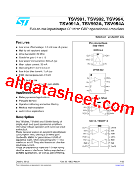 TSV992AIYST型号图片