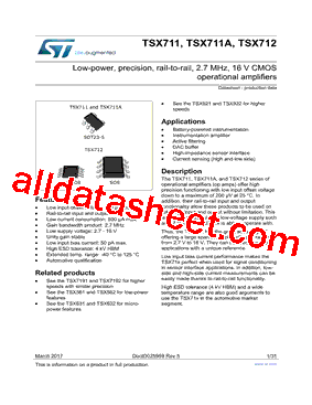 TSX711AIYLT型号图片