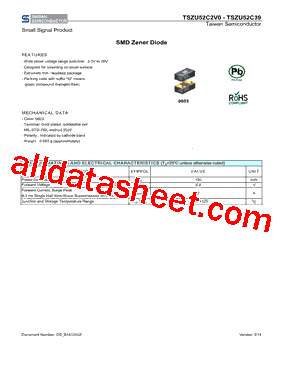 TSZU52C2V0型号图片