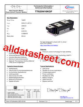 TT820N16KOF型号图片