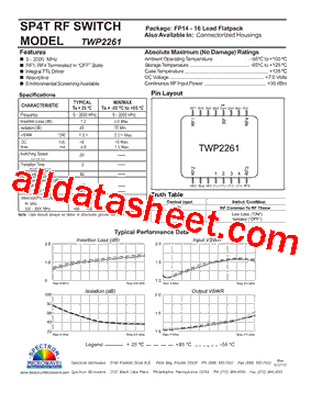 TWP2261型号图片