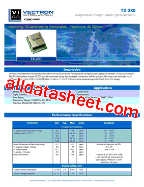 TX-2800-DAE-807型号图片