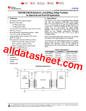 TXS0108ERGYR/BKN型号图片