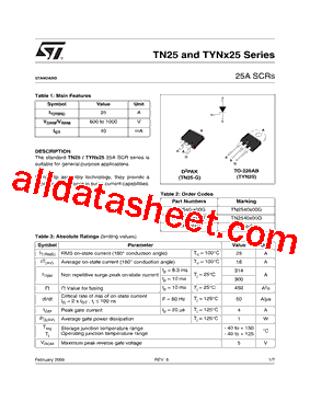 TYN1025RG型号图片