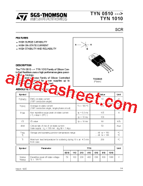 TYN810RG型号图片