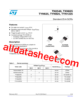 TYN825RG型号图片