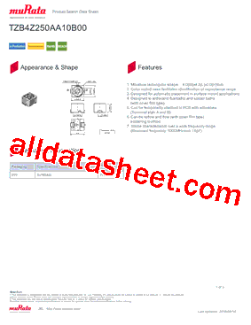 TZB4Z250AA10B00型号图片