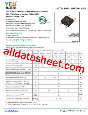 U20T10型号图片