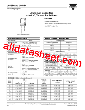 U673D109F6R3HL1C型号图片