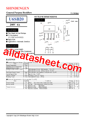 U6SB20型号图片