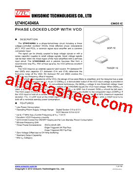 U74HC4046AL-S16-R型号图片