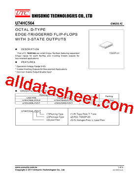 U74HC564L-P20-R型号图片