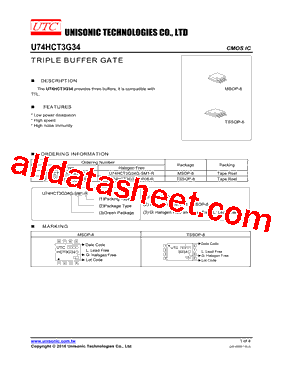 U74HCT3G34_V01型号图片