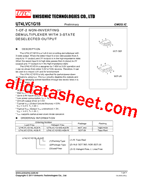 U74LVC1G18G-AL6-R型号图片