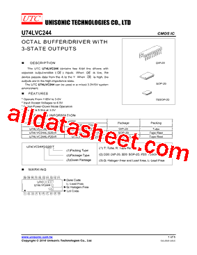 U74LVC244_V01型号图片