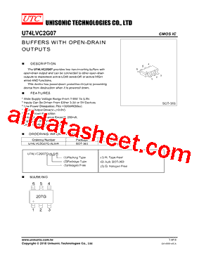 U74LVC2G07_15型号图片