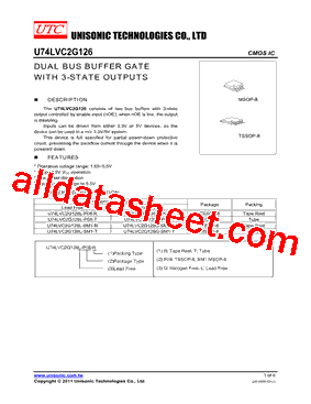 U74LVC2G126G-SM1-R型号图片
