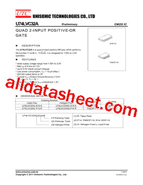 U74LVC32AG-S14-R型号图片