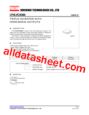 U74LVC3G06G-S08-R型号图片