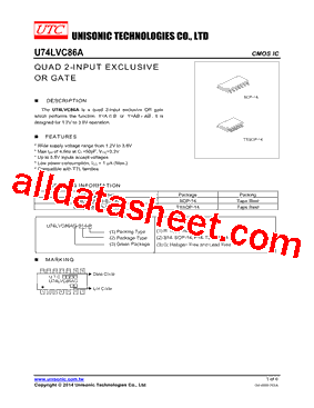 U74LVC86A_15型号图片