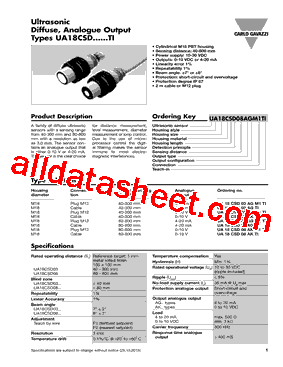 UA18CSD08AKM1TI型号图片