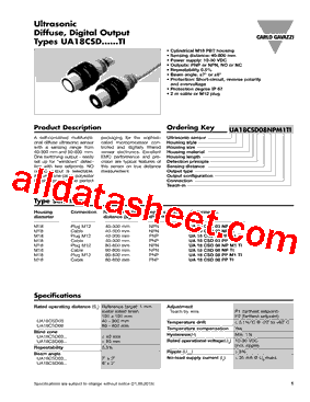 UA18CSD08NPTI型号图片