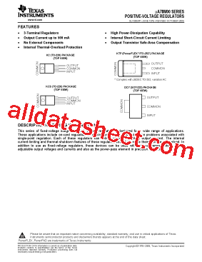 UA78M05CKCS型号图片