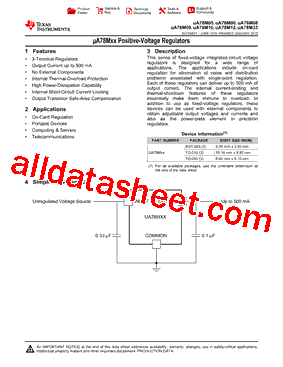 UA78M05IKCE3型号图片