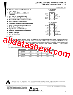 UC2842AQDR型号图片